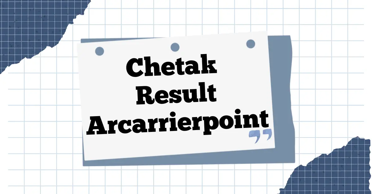 Chetak Result arcarrierpoint