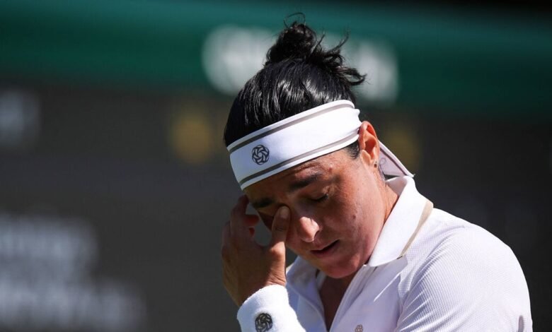 ons jabeur wimbledon tears